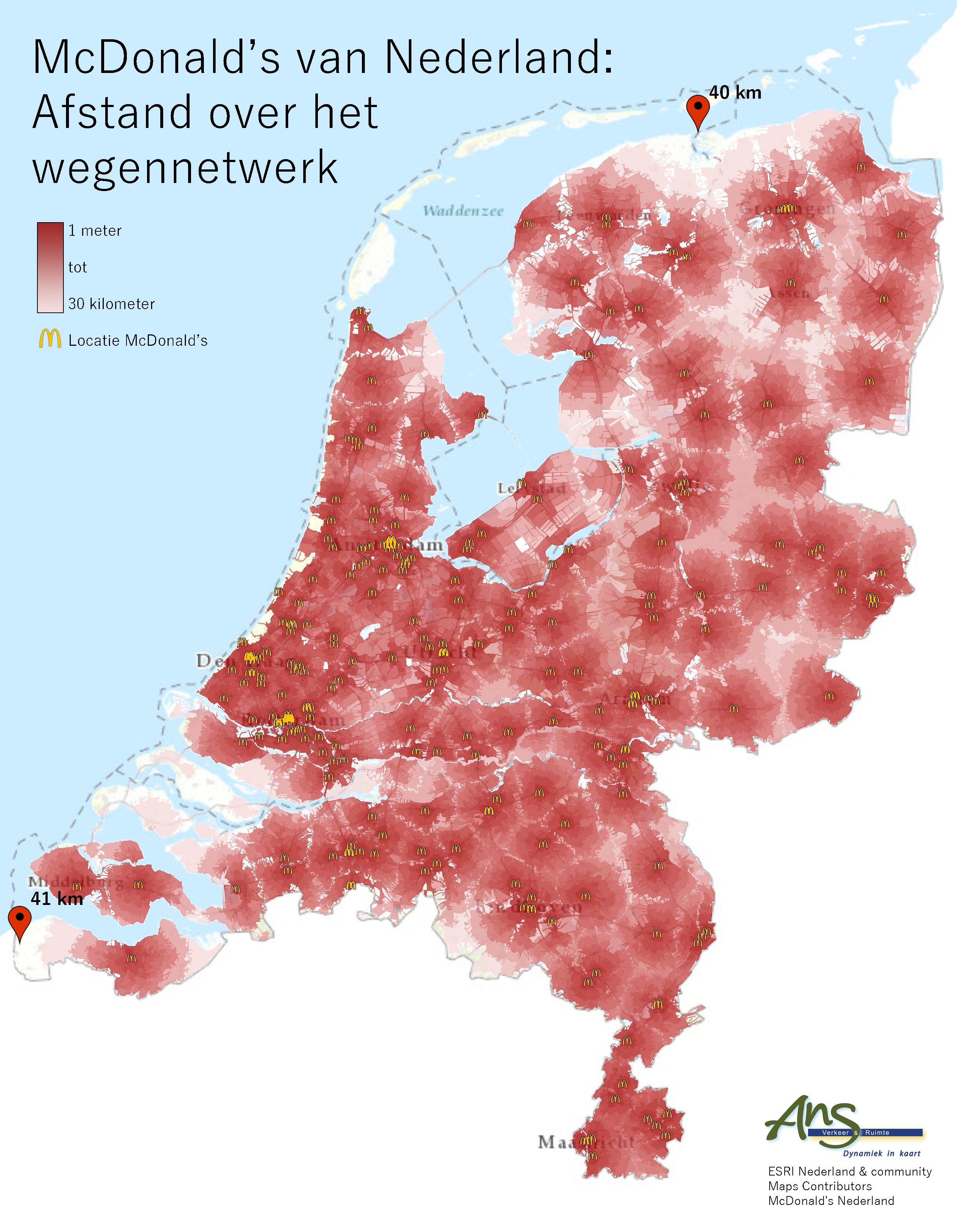 gekruld hart Reserveren Netwerkanalyse: wat is het bereik van McDonald's in Nederland?